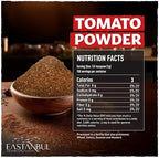 Eastanbul Tomato Powder, Tomato Powder For Cooking, Ground Pure Dried Seasoning, Flavor Enhancing%100 Natural, Everyday Use, Top Culinary Grade, Sodium and Gluten Free, 5.3oz