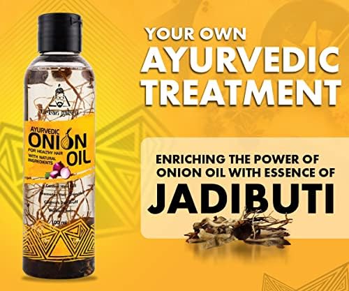 urbangabru Ayurvedic Onion Oil controls hair fall, dandruff control and healthy hair 100ml.