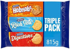 McVitie's Selection Triple Pack The Original Digestive Rich Tea & HobNob 815g Pack in a Premier Life Store Box