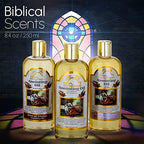 3 Bottle Set of Holy Land Treasures Anointing Oils, Biblical Oils with Lily of the Valleys, Rose of Sharon, Frankincense, Myrrh, and Spikenard, Anointing Oils from the Holy Land. 8.45 fl.oz | 250 ml