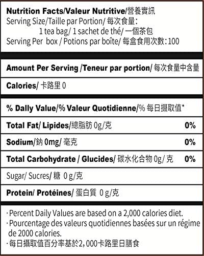 Imozai Organic Oolong Tea Bags 100 Count Individually Wrapped