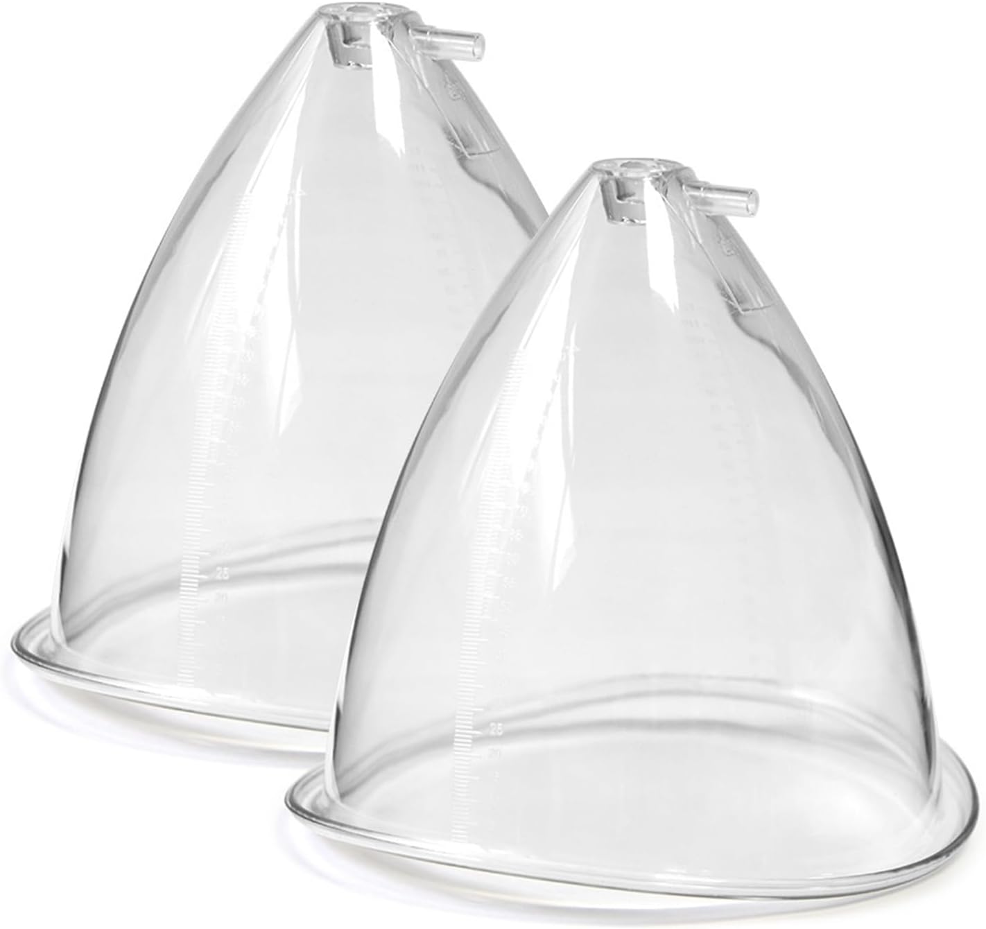 1 Pair Vacuum Cups:80,90,120,150,180,210 ML Extra-Large Butt Suction Cup Vacuum Therapy Cupping Machine Accessories for Buttocks Bigger and Breast Lifting (Y-Hose Not Included) (150ml)