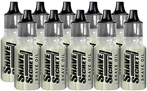 Shave Secret Shaving Oil - The Best Shave Ever! 18.75Ml (10 Pack)