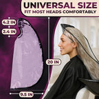Hair Funnel for Washing Hair for Elderly – Shampoo Cape with Waterproof PVC Build 20"x9.5" for Upright Sink Washing & No-Rinse Care – Shampoo Caps no Rinse for Gentle Bedridden Support & Home Use