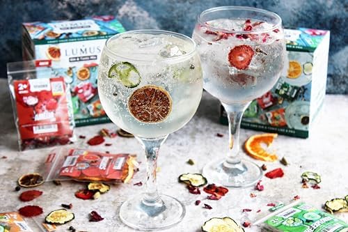 Lumus Gin & Tonic Mix. The perfect cocktail infusion DIY kit mix. 20+ Gin & Tonic servings, 5 delicious recipes to enjoy and share, idealfor home and gifts.