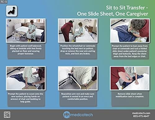 One Slide Sheet - (1) 59" x 78" Slide Sheet for Patients who are able to Assist