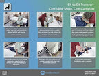 One Slide Sheet - (1) 59" x 78" Slide Sheet for Patients who are able to Assist