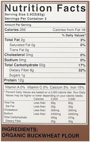 Organic Proshop Organic Buckwheat Spaghetti (4 Pack)