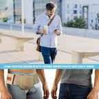 Everyday Medical Inguinal Hernia Support Belt for Men I Fits Left or Right Side I Post Surgery Men and Womens Hernia Support Truss for Inguinal, Groin Hernias I Adjustable Waist Strap I Beige | S/M