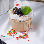 Rainbow Nonpareils Sprinkles for Baking, 130g/4.6oz Edible Birthday Sprinkles for Cake, Cookies, Ice Cream and Macaron Decorating