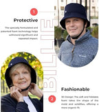 Ribcap Billie Medical Grade Protective Helmet | Soft Hat for Epilepsy | Protective Helmet for Seizures