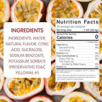 Hip Syrups - Passion Fruit Sugar Free Syrup Designed for Water Flavor, Bubble Tea, Boba Tea, Cocktails, Passion Fruit Flavoring, Water Enhancer, Drink Mix for Ice Tea, Lemonade & More, Zero Calorie Flavoring, Keto Friendly, Sugar Free