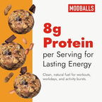 Happy Wholesome Protein Balls 7.05oz Bag (Peanut Butter Chocolate Chip) Protein Snack, 8 g High-Protein per serving, 7.05oz, Individually Wrapped Protein Ball, Gluten-Free, Healthy Snack for Adults & Kids.