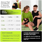 GARNO Knee Brace for Pain Relief by Meniscus Tear, MCL, Arthritis, ACL, Osgood Schlatter, Compression Patellar Tendon Support Strap for Working Out, Running, Weightlifting; Men, Women; (Large Size)
