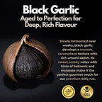 Premium Black Garlic BBQ Rub – Limited Edition Universal Seasoning – Infused with Rich, Umami Flavour – Bold & Smoky Spice Blend – Large Jar (230g)