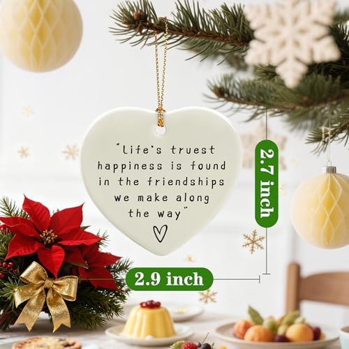 Friend Letterbox Gift, Friend Gifts | Appreciation, Inspirational & Thank You Friendship Gift, Friend’s Present Keepsake | Farewell Gifts, Christmas Ornament for Friends, Coworkers