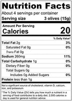 Gaea North America Olives Pit Green Snak Organic, 0.56 lb