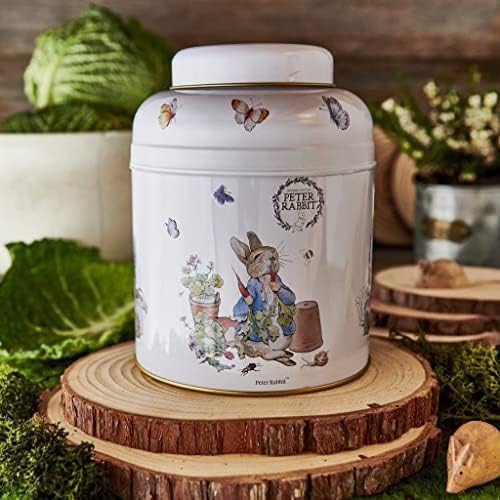 New English Teas Beatrix Potter Peter Rabbit Tea Caddy with 80 English Breakfast Teabags