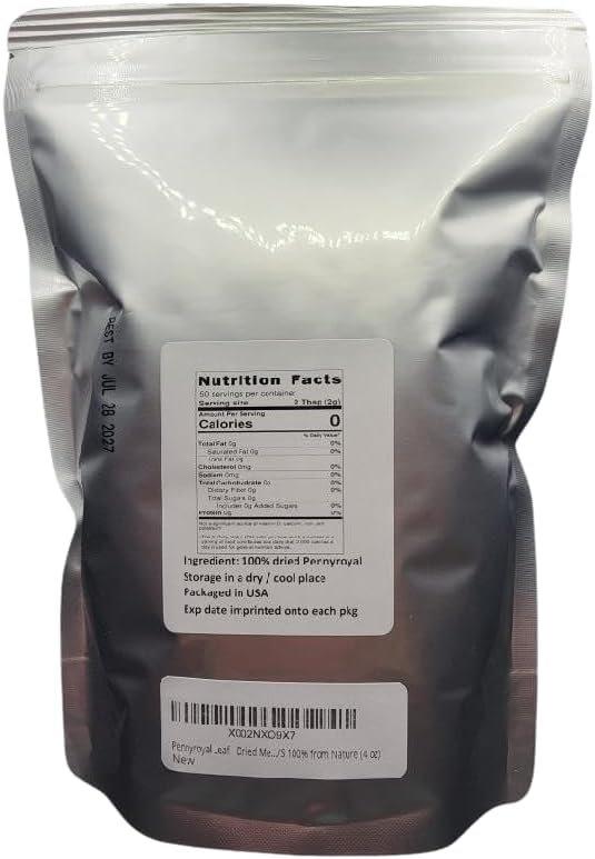 Pennyroyal Leaf - Dried Mentha pulegium Leaf C/S 100% from Nature (4 oz)