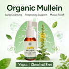 Mullein Lung Cleansing Spray,Organic Herbal Lung Cleanse Mist with Mullein Leaf Extract,Natural Lung Easy Breathing & Respiratory Support, Relief and Lung Cleanse (1)