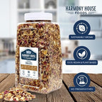 Harmony House Premium Dehydrated Shallots (8 oz, Quart Size Jar)