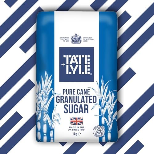 Tate & Lyle Fairtrade Granulated Pure Cane Sugar (1Kg) - Pack of 2