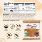 Gluten Free Certified Organic Stroopwafels by Swoffle - Caramel Filled, French Vanilla & Chocolate Caramel| (12) Individually Wrapped Waffles, (4) of Each Flavor | 1.16oz Wafers | non-GMO, Wheat Free, Kosher, No Dairy, Soy and Nut Free!