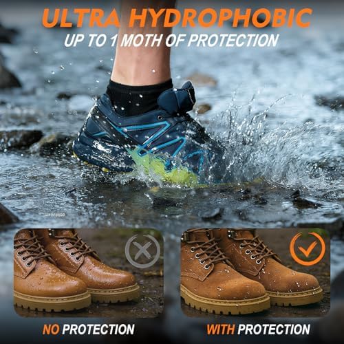 WITOROR Shoe Protector Spray, 10.56 Oz, Rain & Stain Waterproof Nano Protection for Sneaker, Leather, Nubuck, Suede & Canvas