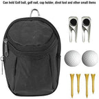 VGEBY1 Golf Ball Bag, Utility Pouch Sports Golfing Tackle Waist Pack with Keyring for Golf Accessory