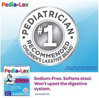 Pedia-Lax Laxative Liquid Glycerin Suppositories for Kids, Ages 2-5, 6 CT, 3 Pack