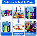 Fidget Blanket Dementia Activities for Seniors,Puzzle Games for Dementia, Alzheimers Products for Elderly, Fidget Sensory Toys for Alzheimers, Anxiety Relief Board Cognitive Matching Shape
