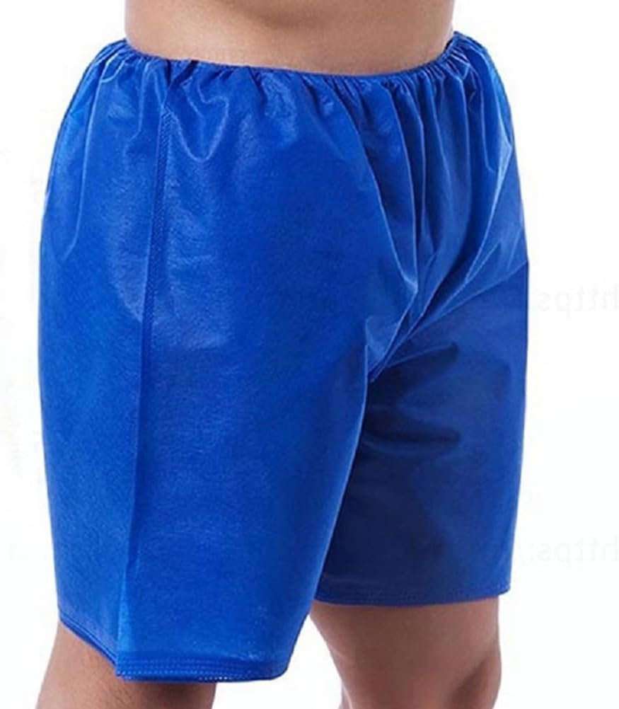 BESTOYARD Blue Massage Pants Disposable Non-Woven Briefs for Spa and Sauna 10 Pieces Lightweight Breathable Womens Disposable Underwear