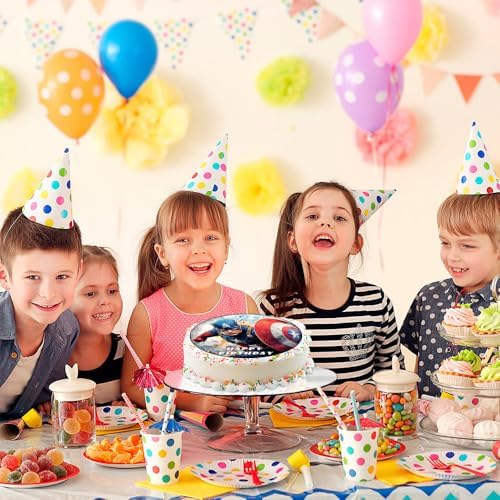 7.5x Inch Edible Cake Toppers –Super Soldier America Themed Birthday Party Collection of Edible Cake Decorations