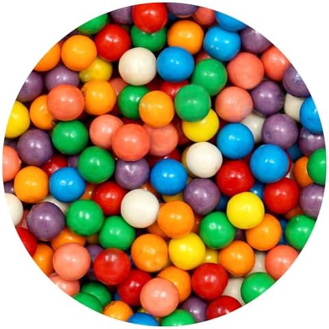 Gumballs for Gumball Machine, 0.5 Inch Mini Gumballs, Approx. 560 Pieces, 2lb Bulk Bag, Bubble Gum Balls Assorted Fruit Flavored Bubble Gum, Gumball Machine Refills
