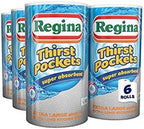 Regina Thirst Pockets Kitchen Roll, 6 Rolls