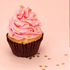 Edible Gold Glitter Star Sprinkles – 1g Shimmering Sugar Stars for Cake & Cupcake Decorating, Cookies, Cocktails & Holiday Desserts,Edible Cake Toppers for Baking & Party Treats (Glitter Red Star)