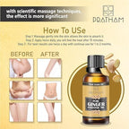 Fat Loss Oil, Belly Natural Drainage Ginger Oil Essential Relax Massage Oil, Belly & Waist Stay Perfect Shape, Pack of 2-30ml