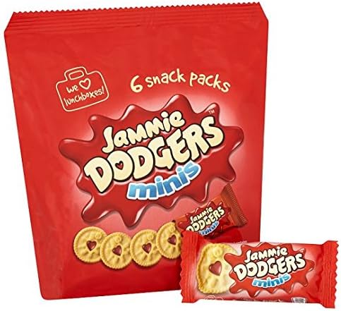 Jammie Dodgers Minis Original Snack Packs 6 X 20G