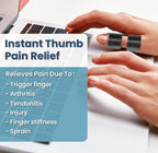 Thumb Splint (2 Pack) Trigger Thumb Splint, Thumb Brace for Pain Relief, Knuckle Immobilization, Thumb Spica for Arthritis, Mallet Finger, Also Fits Index, Ring, Pinky, Little, Small Fingers