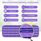 4 Pack Upgraded Reusable Mop Pads Compatible with Swiffer PowerMop, Mop Refill Pads Replacement for Swiffer Power Mop Spray Mop Pads for Multi-Surface Floor Cleaning, Quality Updated Cationic Material