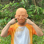 Latex Crying Face Mask for Adults, Tearful Angry Head Masks for Funny Cosplay Party Props