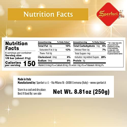 Sperlari Torrone Tenero Ricoperto di Cioccolato 250g