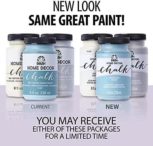 FolkArt Home Décor Chalk Finish Acrylic Paint, 8oz, 8 ounce, Milk Jug