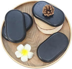 Master Massage 4 Pieces XXL Oversized Super Extra Large Oval Shape Basalt Massage Hot Stone Massage Stone Warm Stone Set-6” x 3.4“x 1.1”-Spa-Beauty-Salon-Massage