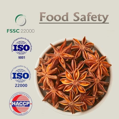 Star Anise Powder Organic 2.6oz - Ground Chinese Star Anise Seeds | Dried Spice from Whole Organic Seeds for Baking, Tea, Desserts, Soups, Marinades