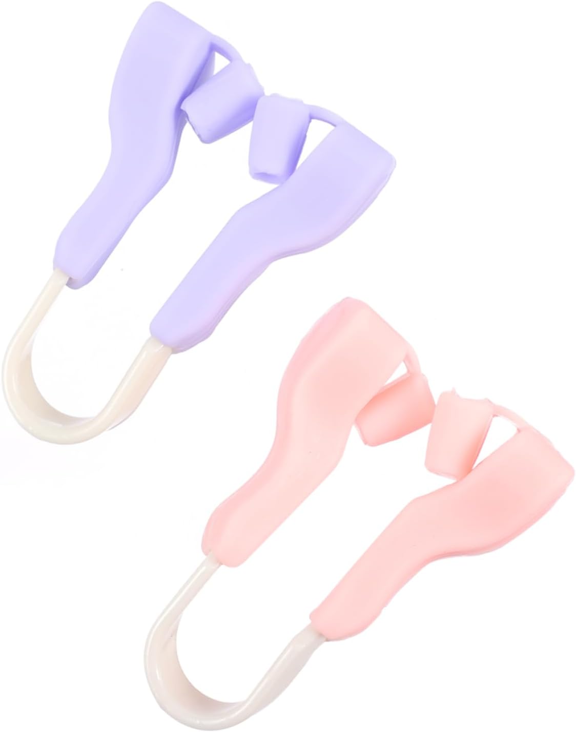 Nose Shaper Up Lifting Clip, 2pcs Nose Bridge Booster Nose Plugs Without Surgery Beauty Tool Nose up Device Nose Shaper Clip Nose Tool Nose Slimming Device Nose High Up Tool
