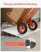 VEVOR Door Threshold Ramp 4‘’ Rise Aluminum Alloy Threshold Ramp Rated 800 lbs Load Capacity, Handicap Ramps for Home Steps for Wheelchair, Scooters, Power Chairs, Walkers, Bicycle, Tricycle