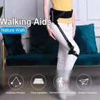 Adjustable Gait Trainer for Stroke Recovery – Exoskeleton Walking Aid for Hemiplegia & Elderly Mobility, Strength Adjustable Rehabilitation Support, Both-Leg Training
