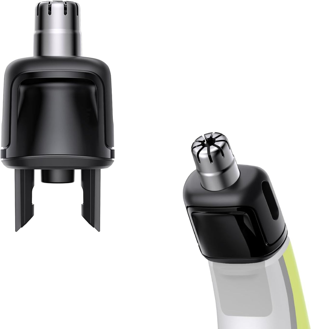 Nose and Ear Blade Replacement Head - Compatible with O Blade QP2734/QP2834/QP25XX/QP26XX/Pro 360 Precision Dual Blade, Waterproof, 360° Coverage, Rust Resistant Stainless Steel Easy Cleaning, One PC