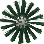 Vikan 5380-103-2 Stiff Tube Brush, Polyester, 3-7/8" x 6-1/2" OAL, Green